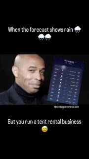 Seriously tho, protect yourself from the rain and book your tent today. 

Winnipeg weather doesn’t wait, and neither should your event plans. 🌧️⛺ 

Book Now! ⬇️
📞 (204) 880-8488
📧 hi@winnipegtentrental.com
💻 winnipegtentrental.com

#winnipeg #winnipegtentrental #events #funny #memes
