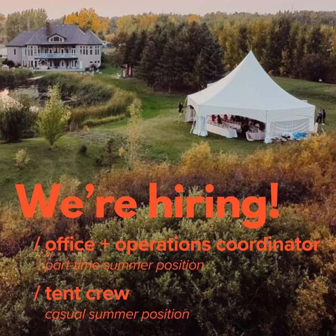 WE ARE HIRING! 🌞

For more information, please visit https://winnipegtentrental.com/job-opportunities-winnipeg-manitoba/

___

🚨🚨PART-TIME OFFICE + OPERATIONS COORDINATOR (SUMMER POSITION)🚨🚨

We are seeking a reliable, organized, and hands-on individual to support both office administration and day-to-day operations during the busy summer season. This role is ideal for someone who enjoys a mix of computer-based work, customer service, and the occasional hands-on support at events.

___

🚨🚨TENT CREW MEMBER (CASUAL/SUMMER POSITION)🚨🚨

We are seeking a reliable individual to support tent set-ups and take-downs for various events located throughout Winnipeg and its surrounding areas. This role is ideal for someone who is looking for a solid side income, and enjoys working outdoors with a fun (most of the time) group of people.

*

Interested? Please visit our website for more information on the role and how to apply. We can’t wait to hear from you! ❤️❤️

SEO Winnipeg Jobs, Jobs in Winnipeg, Summer Job, Casual Job, Summer Work, Seasonal Work, Flexible Jobs